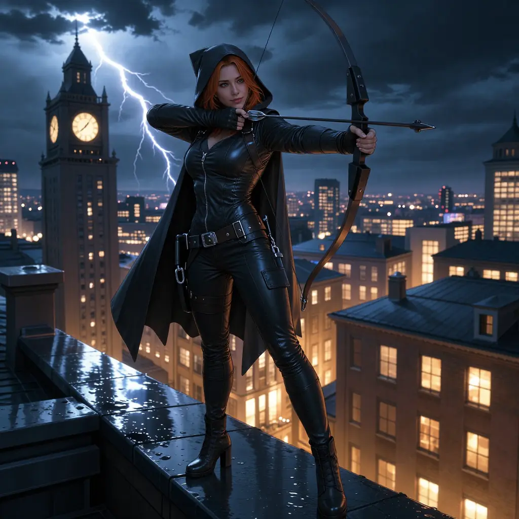 Cinematic archer generated with 65West AI Image Generator